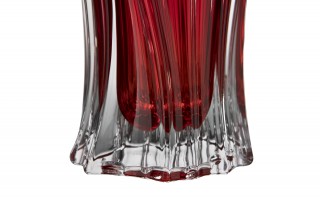 Wazon kryształowy 32 cm Plantica Red Bohemia