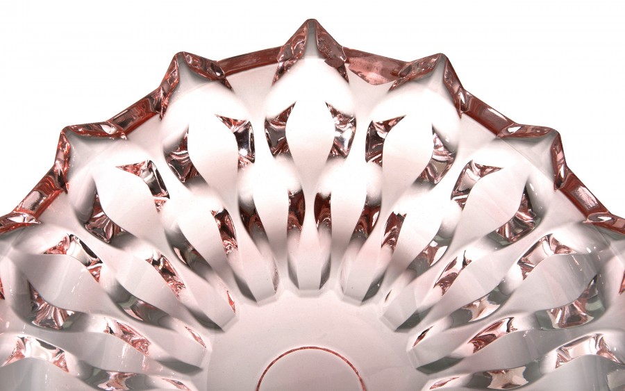 Misa kryształowa 35 cm  Samba Pink