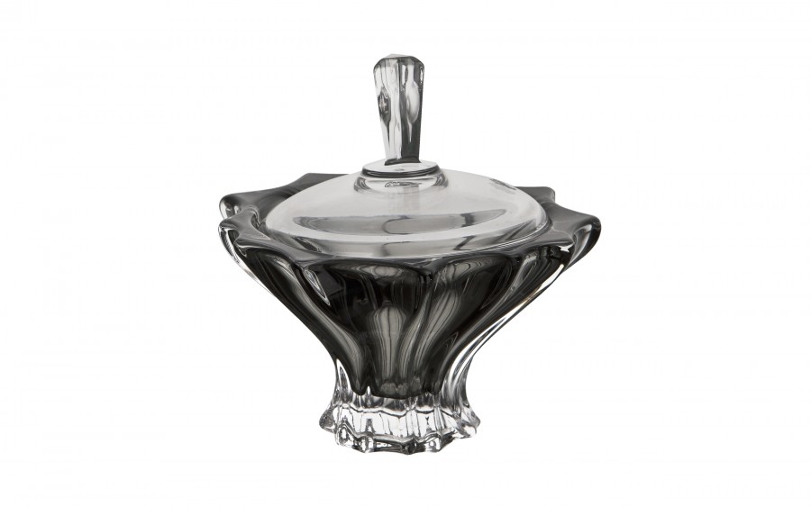 Bomboniera kryształowa 15 cm Plantica Grey