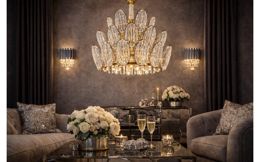 Lampa wisząca kryształowa Butterfly 60267/30