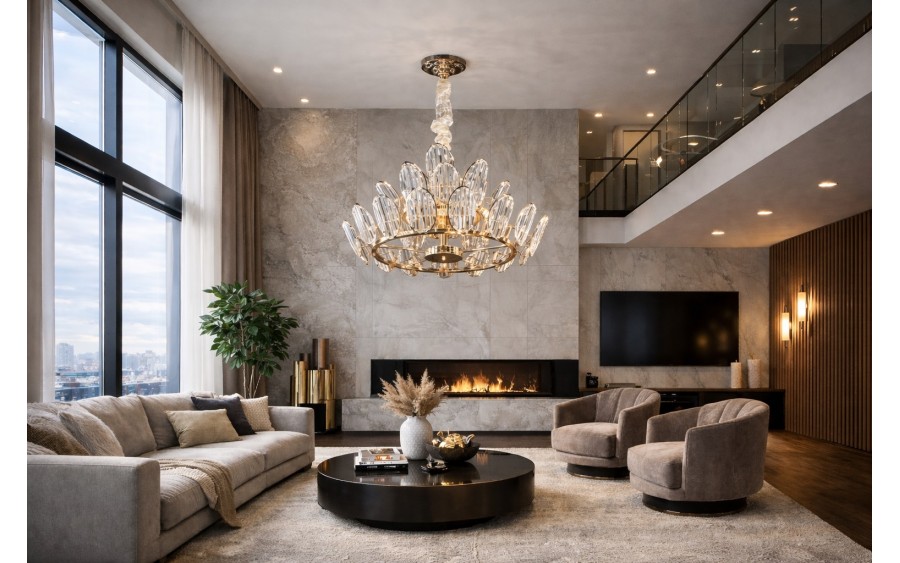 Lampa wisząca kryształowa Butterfly 60267/30