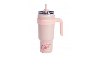 Kubek termiczny do napojów 1 L różowy Paris Hilton