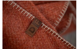 Koc wełniany 160x200 cm MERANO 07547460 Terracotta