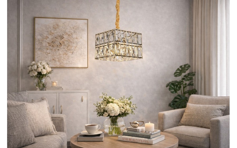 Lampa wisząca kryształowa Cristal 66075A/8