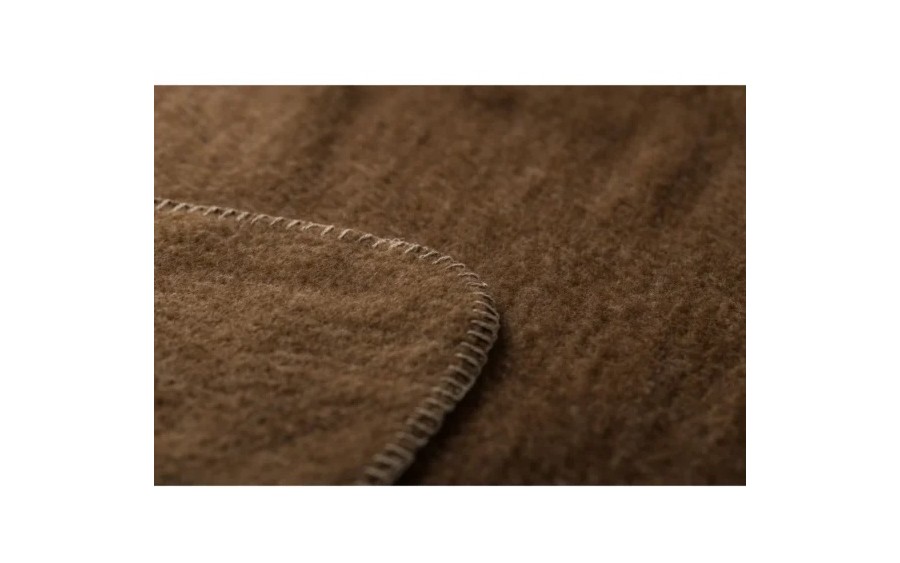 Koc wełniany 160x200 cm MERANO 07546560 Brown