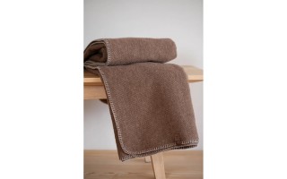 Koc wełniany 160x200 cm MERANO 07546560 Brown