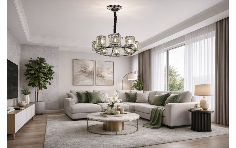 Lampa wisząca kryształowa Estrela 60158/8