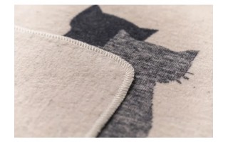 Koc dla zwierzaka 70x90 cm Koty i Księżyc 73499879