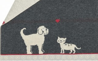 Koc dla zwierzaka 70x90 cm Kot i Pies 62599879