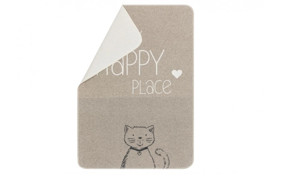 Koc dla zwierzaka 70x90 cm Napis Kot 73179379