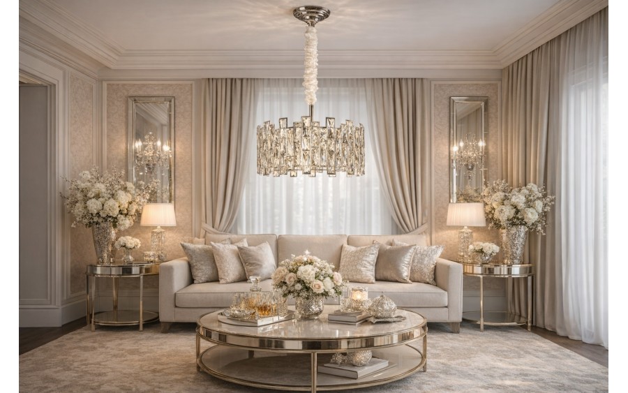 Lampa wisząca kryształowa Jewel 60215/8