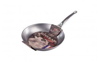 Patelnia stalowa 28 cm Mineral B carbon steel