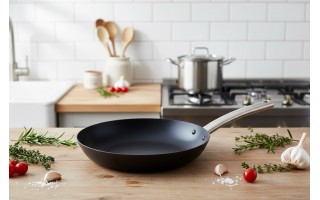 Patelnia stalowa 28 cm Skottsberg carbon steel