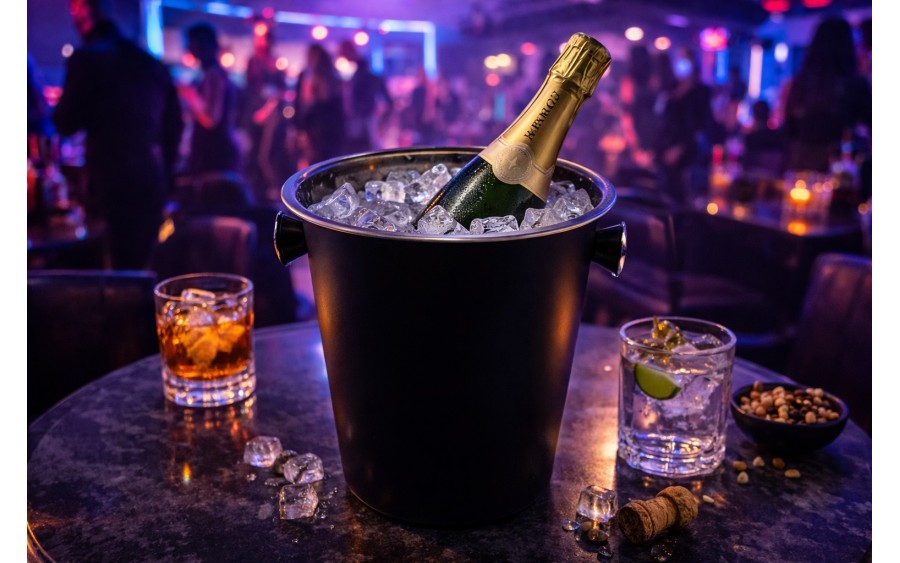 Pojemnik do szampana 4 L czarny Tadar