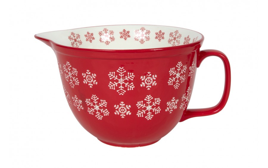 Miska do miskowania 4 L z rączką Śnieżynka