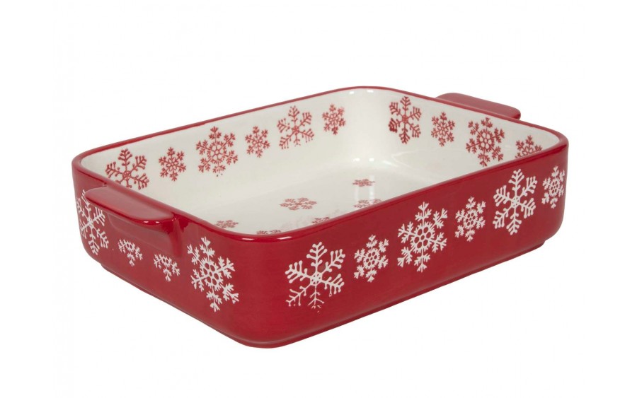 Półmisek do zapiekania 28x18,5x6 cm Śnieżynka