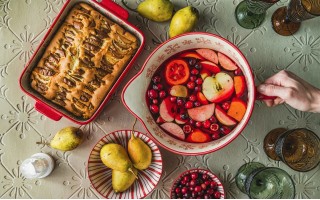 Półmisek do zapiekania 28x18,5x6 cm Śnieżynka