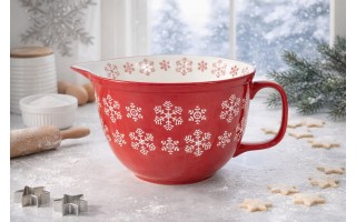 Miska do miskowania 4 L z rączką Śnieżynka