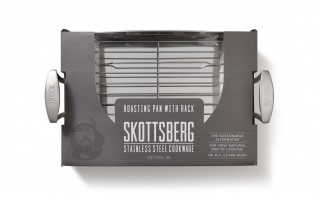 Brytfanna z rusztem 35x25 cm Stainless Steel