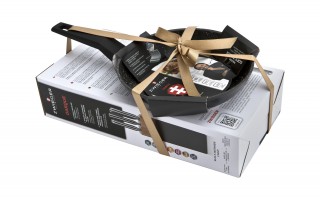 Zestaw noży w bloku 5 szt. DARQUE + patelnia gratis