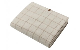 Koc wełniany 160x200 cm Offwhite 07566060