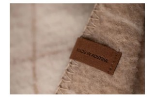 Koc wełniany 160x200 cm Offwhite 07566060