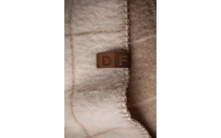 Koc wełniany 160x200 cm Offwhite 07566060