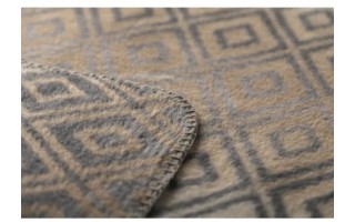 Koc bawełniany 150x200 cm SAVONA Smoke 22439350