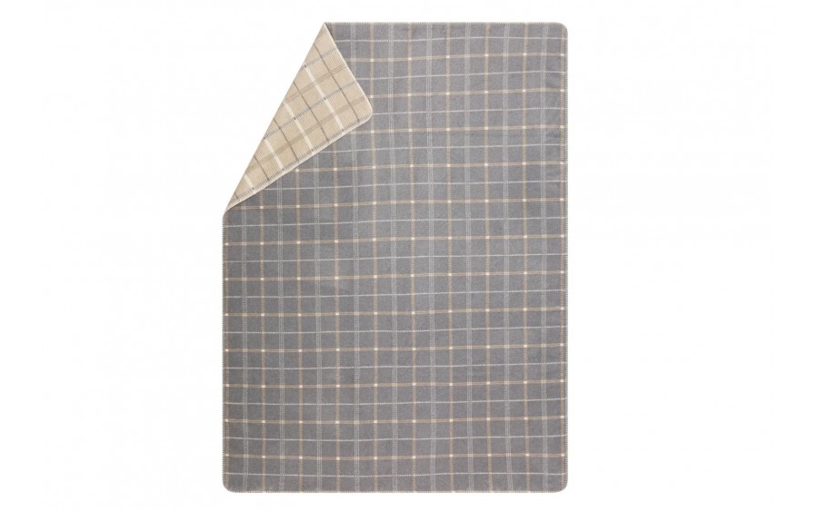 Koc bawełniany 150x200 cm SAVONA Light Grey 22539250