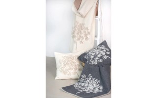 Koc bawełniany 150x200 cm JADE 38178050 ecru