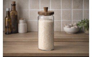 Słoik szklany z pokrywką 1350 ml Modern 1404