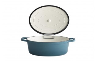 Brytfanna żeliwna 5 L Stars turkus