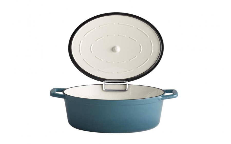 Brytfanna żeliwna 5 L Stars turkus