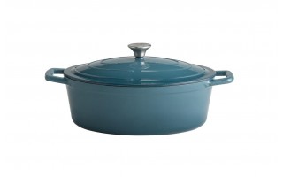 Brytfanna żeliwna 5 L Stars turkus