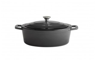 Brytfanna żeliwna 5 L Stars antracyt