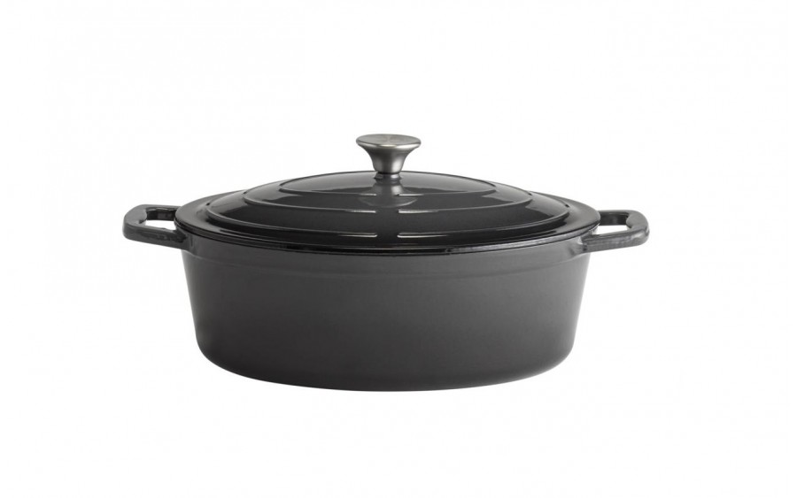 Brytfanna żeliwna 5 L Stars antracyt