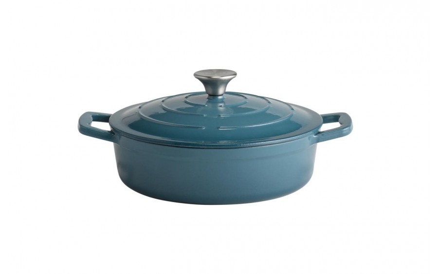 Brytfanna żeliwna 2,5 L Stars turkus