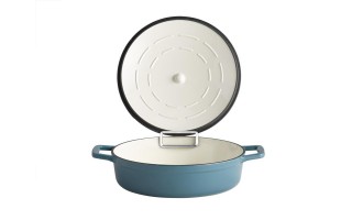 Brytfanna żeliwna 3 L Stars turkus