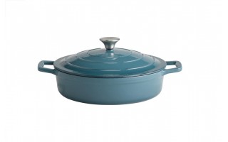 Brytfanna żeliwna 3 L Stars turkus