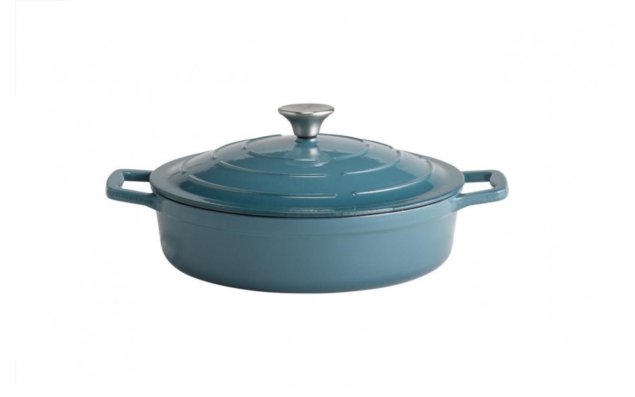 Brytfanna żeliwna 3 L Stars turkus