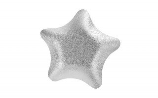 Podstawka szklana 23 cm gwiazda czerwona RF0715