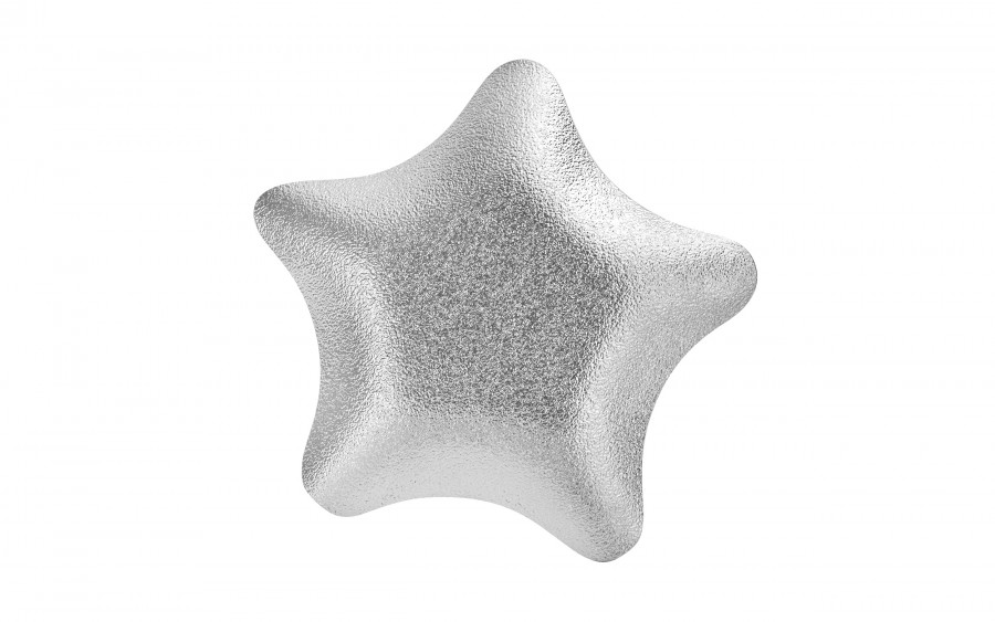 Podstawka szklana 23 cm gwiazda czerwona RF0715