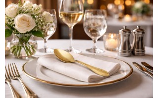 Łyżeczka do herbaty Tamisa Titanium Gold