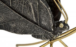 Ozdoba Motyl czarny 11,5 cm