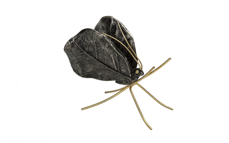 Ozdoba Motyl czarny 11,5 cm