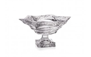 Misa kryształowa na nodze 33 cm Flamenco Ice