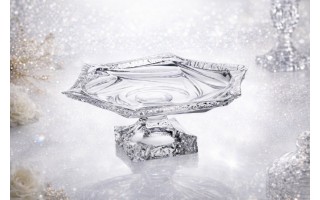 Patera kryształowa 33 cm Flamenco Ice