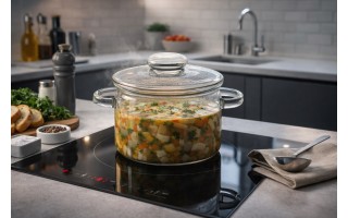 Garnek szklany żaroodporny 2 L Nyko Simax