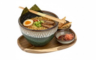 Salaterka 700 ml + pałeczki Noodle Ombres Turquoise