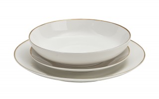 Talerz deserowy 20 cm Bella Złota Linia